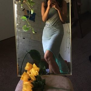 cute blue/green and gray dress 🌟